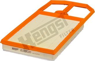 Hengst Filter E322L01 - Повітряний фільтр avtolavka.club