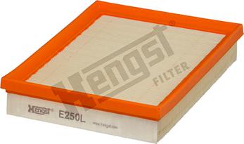 Hengst Filter E250L - Повітряний фільтр avtolavka.club