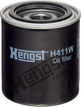 Hengst Filter H411W - Масляний фільтр avtolavka.club