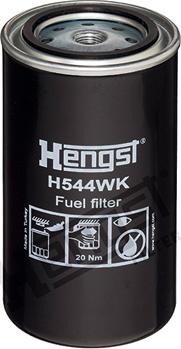 Hengst Filter H544WK D422 - Паливний фільтр avtolavka.club