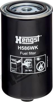 Hengst Filter H586WK - Паливний фільтр avtolavka.club