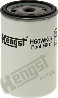 Hengst Filter H60WK07 - Паливний фільтр avtolavka.club