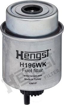 Hengst Filter H196WK - Паливний фільтр avtolavka.club