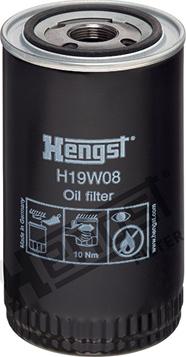 Hengst Filter H19W08 - Масляний фільтр avtolavka.club