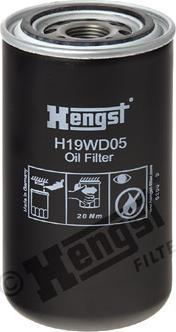 Hengst Filter H19WD05 - Гідрофільтри, автоматична коробка передач avtolavka.club