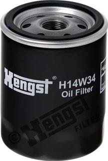 Hengst Filter H14W34 - Масляний фільтр avtolavka.club
