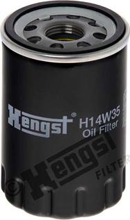 Hengst Filter H14W35 - Масляний фільтр avtolavka.club