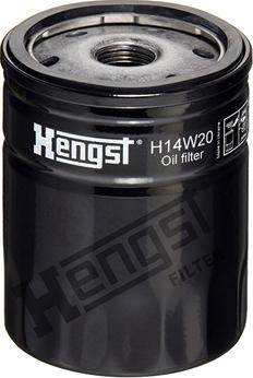 Hengst Filter H14W20 - Масляний фільтр avtolavka.club