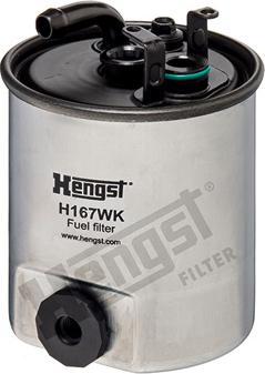 Hengst Filter H167WK - Паливний фільтр avtolavka.club