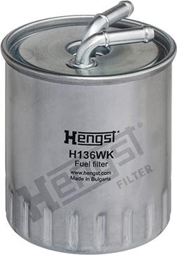 Hengst Filter H136WK - Паливний фільтр avtolavka.club