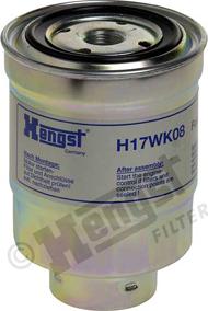 Hengst Filter H17WK08 - Паливний фільтр avtolavka.club