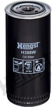 Hengst Filter H398W - Масляний фільтр avtolavka.club