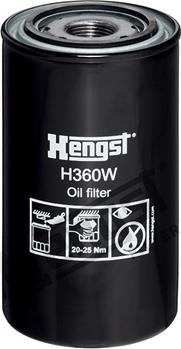 Hengst Filter H360W - Масляний фільтр avtolavka.club