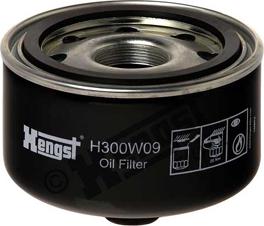 Hengst Filter H300W09 - Масляний фільтр avtolavka.club