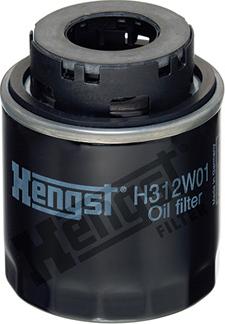 Hengst Filter H312W01 - Масляний фільтр avtolavka.club