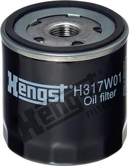 Hengst Filter H317W01 - Масляний фільтр avtolavka.club