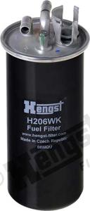 Hengst Filter H206WK - Паливний фільтр avtolavka.club