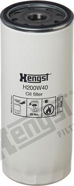 Hengst Filter H200W40 - Масляний фільтр avtolavka.club
