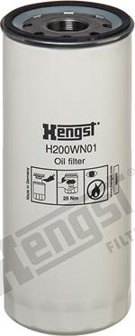 Hengst Filter H200WN01 - Масляний фільтр avtolavka.club