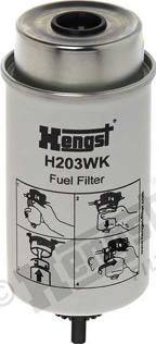 Hengst Filter H203WK - Паливний фільтр avtolavka.club