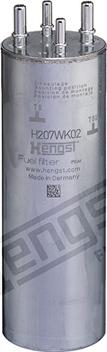 Hengst Filter H207WK02 - Паливний фільтр avtolavka.club