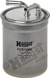 Hengst Filter H281WK - Паливний фільтр avtolavka.club