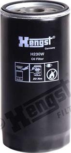 Hengst Filter H230W - Масляний фільтр avtolavka.club
