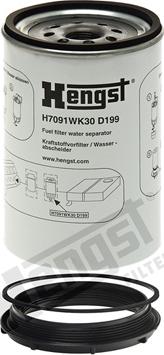 Hengst Filter H7091WK30 D199 - Паливний фільтр avtolavka.club