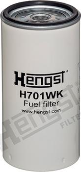 Hengst Filter H701WK - Паливний фільтр avtolavka.club