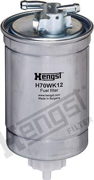 Hengst Filter H70WK12 - Паливний фільтр avtolavka.club