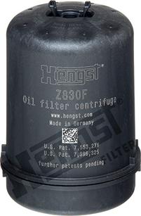 Hengst Filter Z830F - Масляний фільтр avtolavka.club