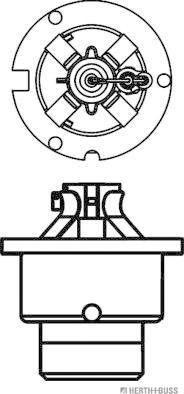 Herth+Buss Elparts 89901319 - Лампа розжарювання, фара дальнього світла avtolavka.club