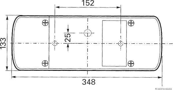 Herth+Buss Elparts 83840187 - Задній ліхтар avtolavka.club