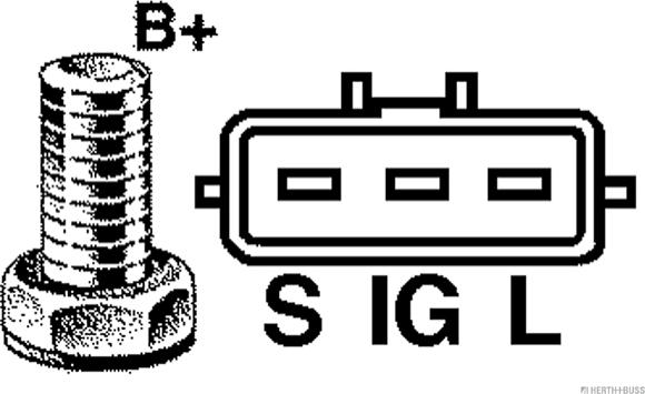 Herth+Buss Jakoparts J5112093 - Генератор avtolavka.club