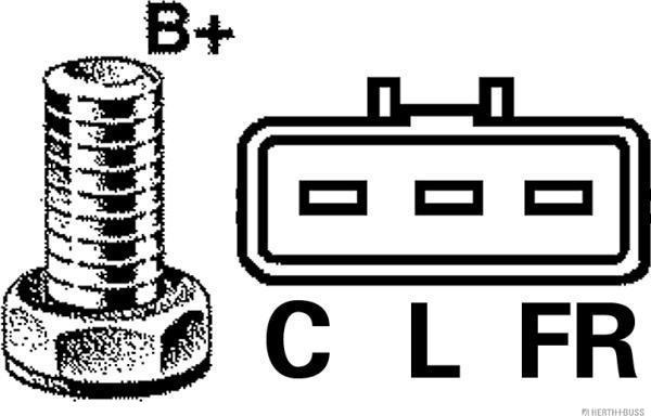 Herth+Buss Jakoparts J5110556 - Генератор avtolavka.club