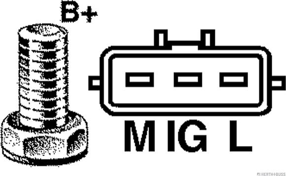 Herth+Buss Jakoparts J5112119 - Генератор avtolavka.club