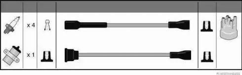 Herth+Buss Jakoparts J5390000 - Комплект проводів запалювання avtolavka.club