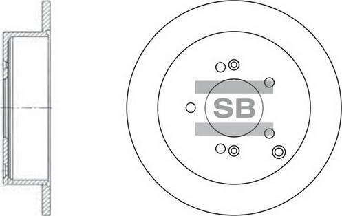 Roulunds Rubber WD00700 - Гальмівний диск avtolavka.club