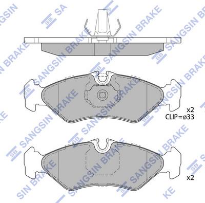 Hi-Q SP4084 - Гальмівні колодки, дискові гальма avtolavka.club