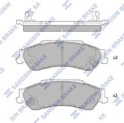 Hi-Q SP4076 - Гальмівні колодки, дискові гальма avtolavka.club