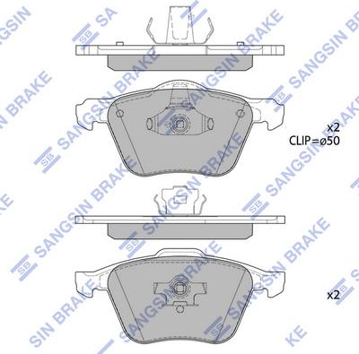 Hi-Q SP4363 - Гальмівні колодки, дискові гальма avtolavka.club