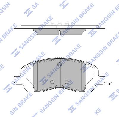 Hi-Q SP4276 - Гальмівні колодки, дискові гальма avtolavka.club