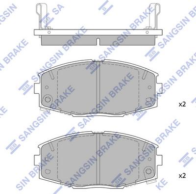 Hi-Q SP1429 - Гальмівні колодки, дискові гальма avtolavka.club