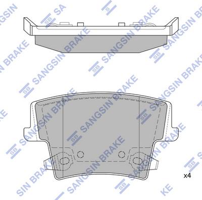 Hi-Q SP1508 - Гальмівні колодки, дискові гальма avtolavka.club