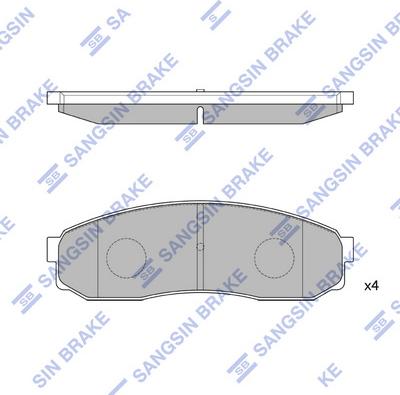 Hi-Q SP1084 - Гальмівні колодки, дискові гальма avtolavka.club