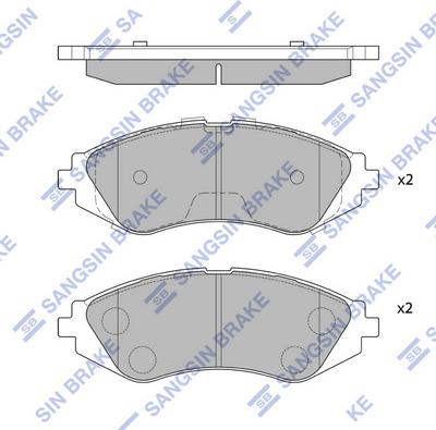 Hi-Q SP1077 - Гальмівні колодки, дискові гальма avtolavka.club