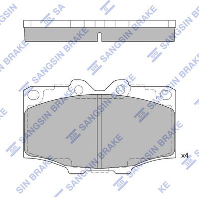 Hi-Q SP1378 - Гальмівні колодки, дискові гальма avtolavka.club