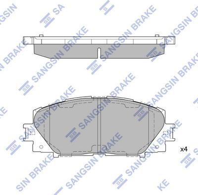 Hi-Q SP1377 - Гальмівні колодки, дискові гальма avtolavka.club