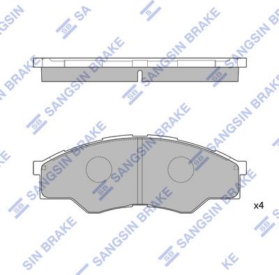 Hi-Q SP1276 - Гальмівні колодки, дискові гальма avtolavka.club