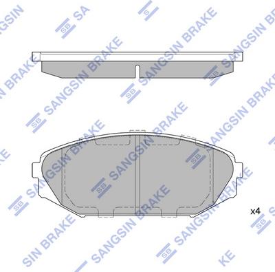 Hi-Q SP1271 - Гальмівні колодки, дискові гальма avtolavka.club